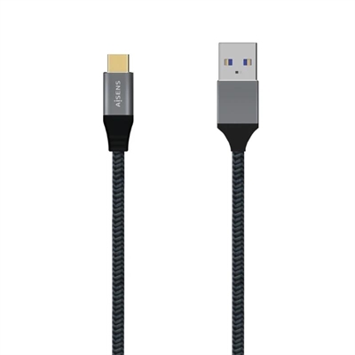 Aisens Cable Usb 3 1 Gen2 Alu 3a Cm Am Gris 05m